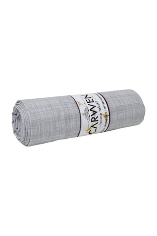 Lionas Tek Kişilik Ranforce Pamuk Kumaş Lastikli Çarşaf Seti 100x200 Açık Gri
