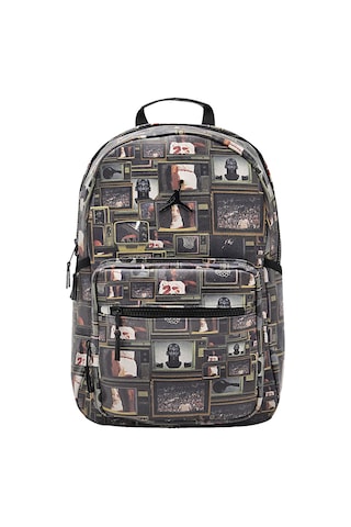 Jordan Kıds Jordan Kids Jam Borough Gfx Backpack Unisex Çocuk Yeşil Sırt Çantası 6000 Siyah