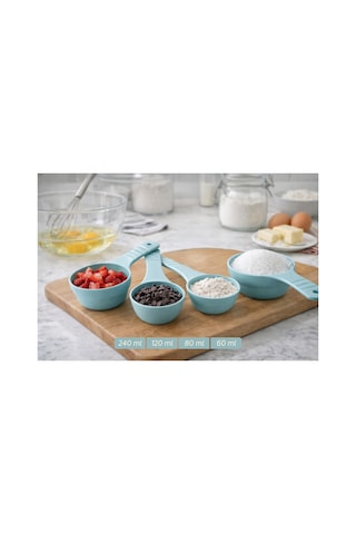Emilahome Blendy Ölçü Kaşığı Seti 4'lü Set Turkuaz - 868903649 Turkuaz