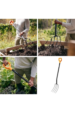 Fiskars Masif Metalden Solid Kompost Çatalı Genel