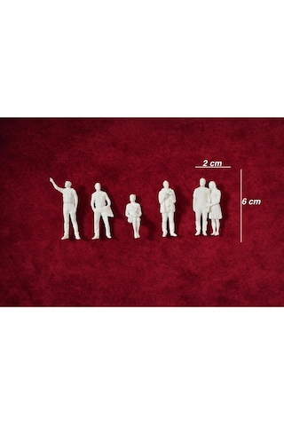 Mini Figürler 6 Lı İnsan Figürleri 2 Li Sütun Figürü Ve 1 Tane Puf Figürü Museum Of Us Müze Dekoru
