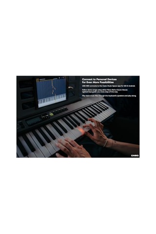 Casio, 61-key Taşınabilir Klavye Lk-s250
