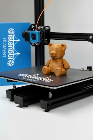 İstanbul Filament 3d Baskı Pla Filament Sütlü Kahve Renk 1 Kg Ø 1,75mm 0,05 Mm Bambu Lab Uyumlu 1.75mm