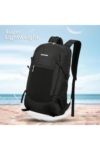 Geeksen Açık Çanta Hafif Katlanabilir Sırt Çantası Suya Dayanıklı Katlanabilir Seyahat Sırt Çantası Ordu Yeşili