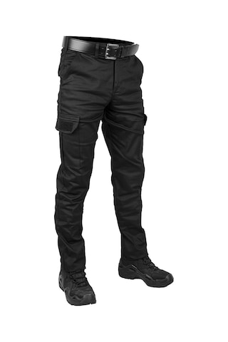Siyah Likralı outdoor gabardin Kargo Pantolon