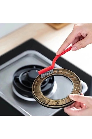 3 Adet Ocak Fırın Mangal Izgara Airfryer Temizliği Tel Pas Sökme Fırçası