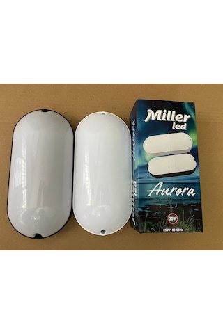Miller Led Aurora Ledli Oval Duvar Armatürü Günışığı-3000k
