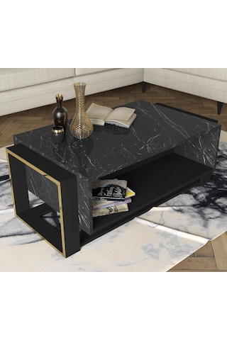 Dekorister Exclusive Bianco Orta Sehpa Mermer