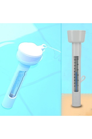 Moveevo Hafif Su Sıcaklık Ölçer - 0-50 C Aralığında Hızlı Ölçüm, Yıkama Güvenli, Havuz, Spa Ve Akvaryumlar İçin Dayanıklı Plastik Termometre