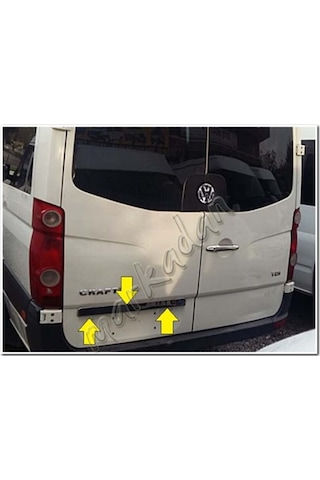 Woc Chrome Vw Crafter Krom Bagaj Çıtası 2006-2017 Paslanmaz Çelik