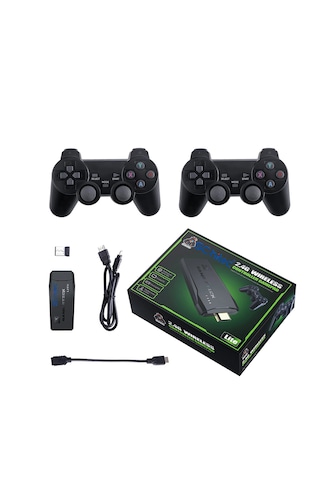 ScHitec Arcade 2024 Yeni 4KHD Retro Game Stick 90'lı Yıllar Atari Oyunları 20000 Oyunlu Konsol