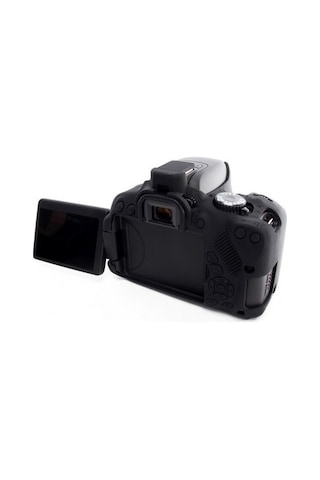 Easycover Canon 650D/700D Silikon Kılıf Ecc650D (Siyah)