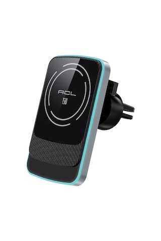 Aw22 15w Magsafe Kablosuz Araç İçi Şarj Cihazı Ve Telefon Tutucu Sarsılmaz Izgara Klipsli