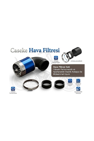 Sgm Cg Hava Filtresi Modifiye Açık Performans 35-42-48mm Mavi