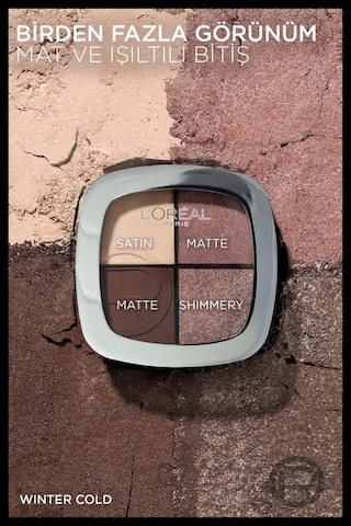Eye & Cheek Quad - 04 Winter Cold Dörtlü Far Ve Yanak Paleti 3600524253349-11246