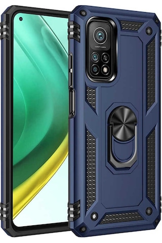 Xiaomi Mi 10t Pro 5g Kılıf Zore Vega Kapak Mavi