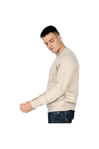 Lee Cooper Erkek O Yaka Sweatshirt 241030 Bej