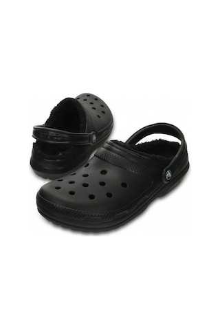 Crocs Classic Lined Clog Erkek Terlik - Siyah