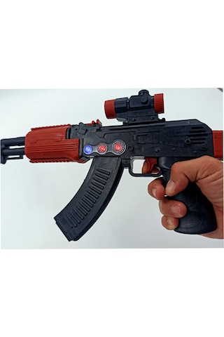 Sesli Işıklı Oyuncak Tüfek 54 CM Oyuncak Keleş Tüfek