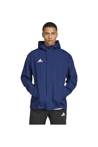 Adidas Ent22 Aw Jkt Erkek Futbol Antrenman Yağmurluk Ik4011 Mavi 001