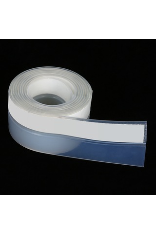 Geeksen Silikon Rengi Seçenekli Şeffaf/beyaz 25mm Yüksekli 1m Boylu Pencere/kapı Rüzgar Ve Ses Yalıtımı Keçe 3m Bandlı