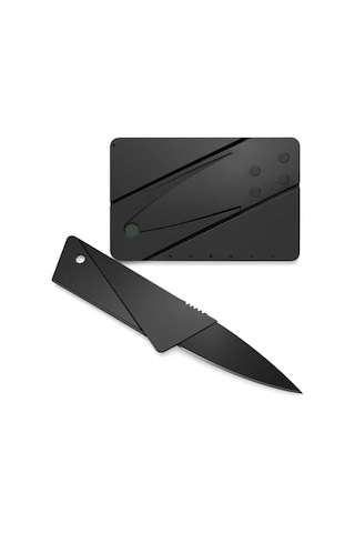 Kredi Kartı Şeklinde Katlanabilir Mini Bıçak - Ultra Hafif Ve Taşınabilir Açık Gri