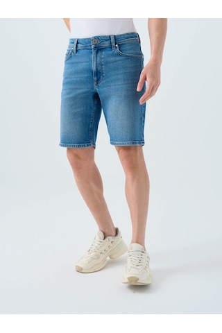 Loft Slim Fit Mavi Erkek Şort Lf2038745 Mavi