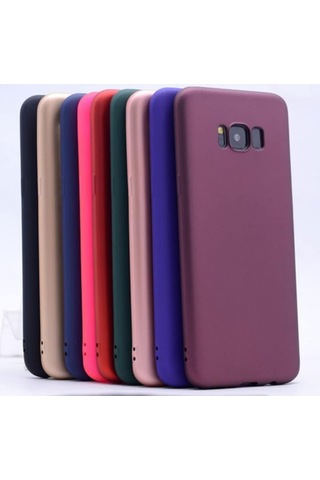 Samsung Galaxy S8 Plus Kilif Soft Mat Silikon Korunakli Kapak 409710441