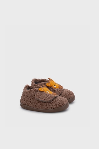 İgor Igor Homie Jirafa Cırt Cırtlı Panduf Unisex Çocuk Panduf W10353 Kahve