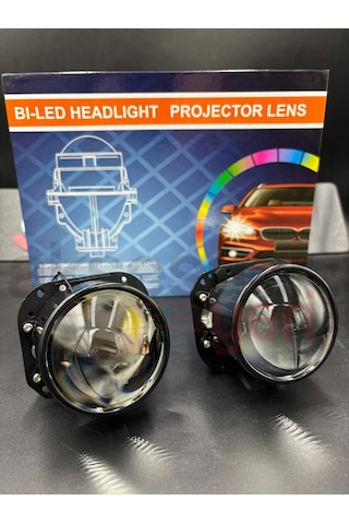 Bi-led Mercek Far 2,5inch Projektör Ledli Far Göbeği-üstün Aydınlatma
