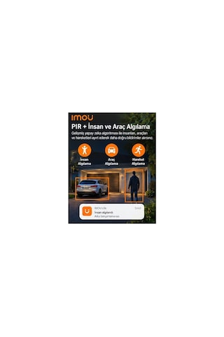 Imou Kıt Ipc-b7c-3m0weh/fsp12-typec 3 Mp Dış Ortam Bataryalı 4g Kamera Ve Solar Panel Kiti Cell Pt 2c Kit