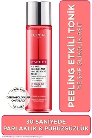 L'Oréal Paris Revitalift %5 Saf Glikolik Asit Peeling Etkili Tonik & Revitalift Filler Göz Serumu