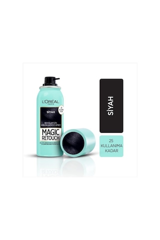 L'Oréal Paris Magıc Retouch Beyaz Dipleri Kapatıcı Sprey - Sıyah