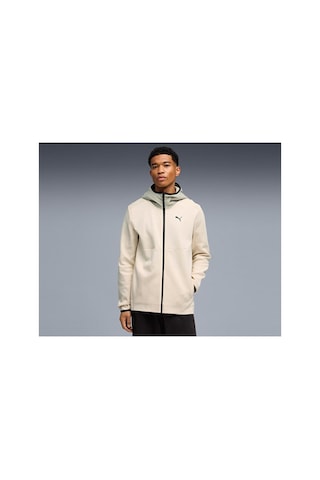 Puma Erkek Pumatech Full-zıp Hoodie Eşofman Üst 69218587 BEYAZ