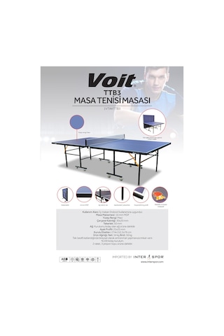 Voit Ttb3 Masa Tenisi Masası - 1vtakttb3