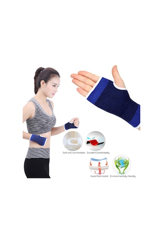 Yaleker Spor Eldiveni, Pamuklu Dokuma, El Ve Bilek Koruyucu, Isı Sağlar, Spor Faaliyetleri İçin Uygun, 12cm 9cm, 1 Adet