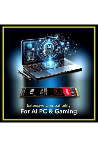 G55 1tb Pcıe 5.0 Gen5 Nvme M.2 Ssd- 10.200 Mb/s'ye Kadar - Pc Oyun Yükseltme, Fotoğrafçılık, Video Düzenleme Ve Ta