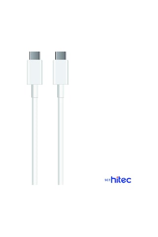 ScHitec 6A 100W Type-C to Type-C 3M Süper Hızlı Data Şarj Kablosu