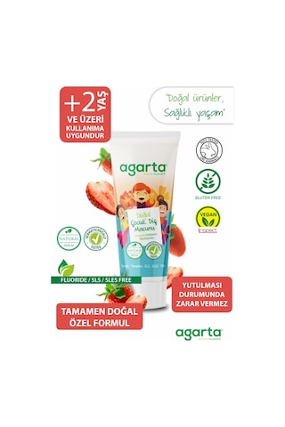 Agarta Doğal Çocuk Diş Macunu 75 ML