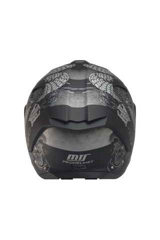 Mts X340 Coldy Siyah Camlı Fullface Motosiklet Kaskı Gri Mat Siyah