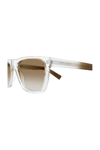 Saint Laurent Sl619 007 56 Erkek Güneş Gözlüğü Şeffaf