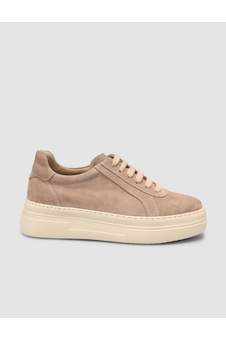 Krem Kadın Sneaker Ayakkabı Krem