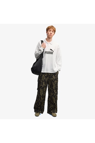 Puma Essential Elevated No 1 Relaxed Erkek Beyaz Polo 636716 Çok Renkli