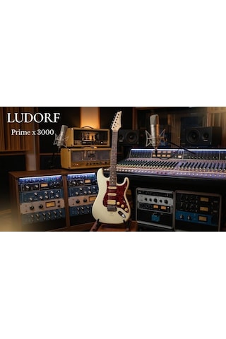 Ludorf Prime X3000 Elektro Gitar Profesyonel Seviye Beyaz