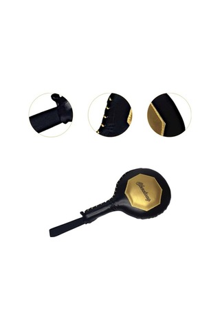 Pazly Suntek Taekwondo Kick Pad Kickboks Sparring Antrenman Siyah Altın Siyah - Altın