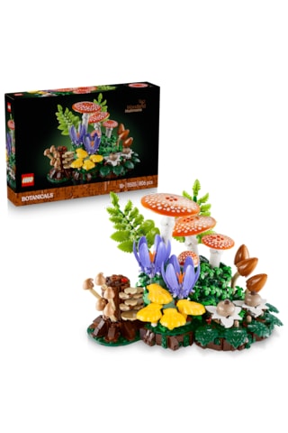 LEGO® Botanicals Orman Mantarları 11505 - Yetişkinler için Çeşitli Mantarlar İçeren Dekoratif Model Yapım Seti (806 Parça)
