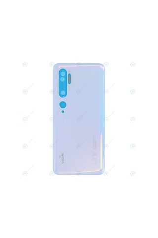 Xiaomi Mi Note 10 Pil Kapağı, Lens Hariç - Beyaz