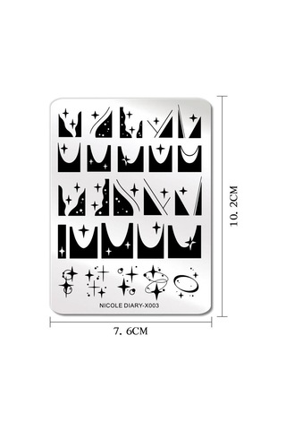Nicole Diary Metal Stampa Tabakası X003 56250