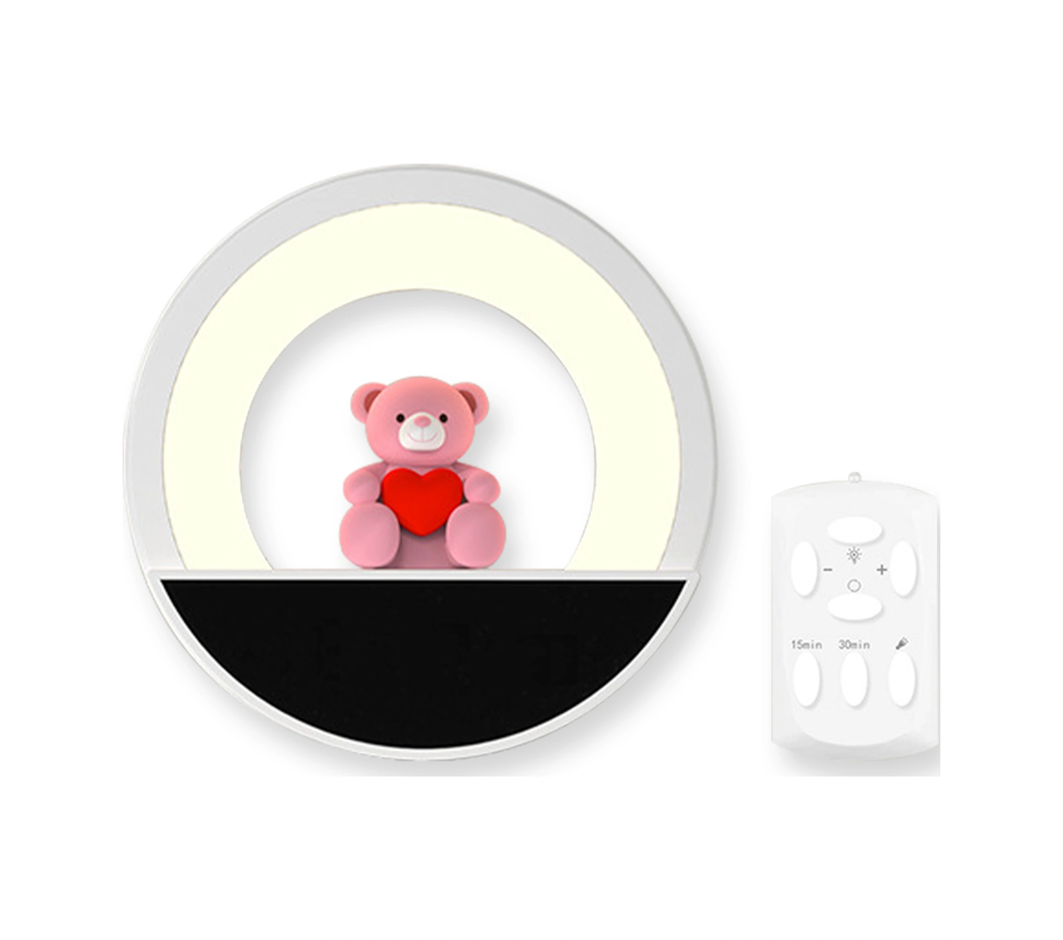 Folinda Led Gece Lambası, 3 Renk Sıcaklığı, Parlaklık Ayarlı, 3 Zamanlayıcı Seçeneği, Kumanda İle, 200mah Pil, Avrupa Standartı Çok Renkli