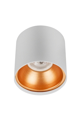 Spot Lamba Led 7W Silindir Beyaz-Bakır Duvar Aydınlatma Armatür